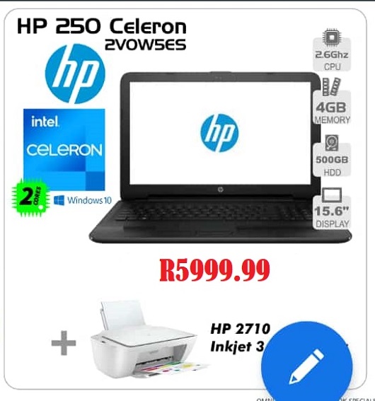 HP 2V0W5ES 250 G8 Intel Celeron (Online Deal Only)